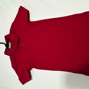 Classic Red Kids Polo Shirt